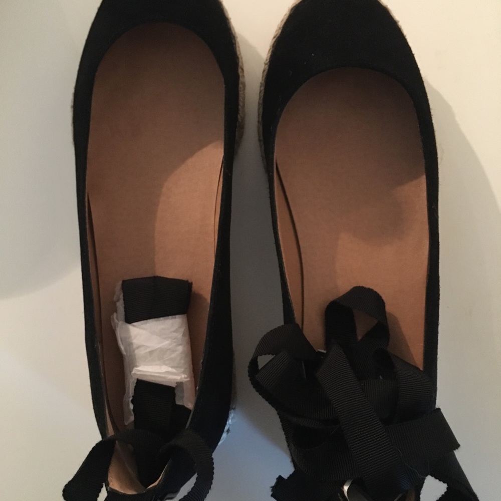 Nwob Bettye Anthropologie leather/suede flats